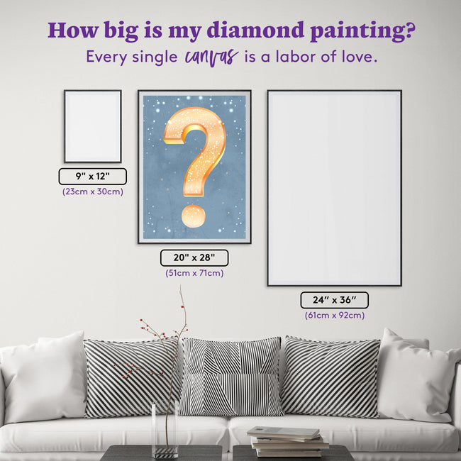 Diamond Painting Mystery Kit - Fantasy (Variety) 20" x 28" (51cm x 71cm) / Square with 56 Colors including 3 ABs / 56,481