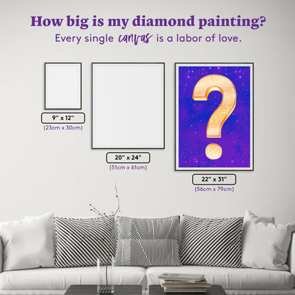 Diamond Painting Mystery Kit - Fantasy (Variety) 22" x 31" (56cm x 79cm) / Square With 48 Colors Including 4 ABs / 68,952