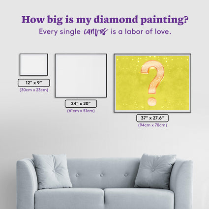 Diamond Painting Mystery Kit - Nature 37" x 27.6" (94cm x 70cm) / Square with 66 Colors including 6 ABs / 103,321