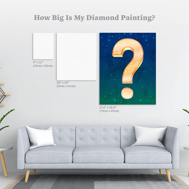 Diamond Painting Mystery Kit - Whimsical Fantasy 27.6" x 35.0″ (70cm x 89cm) / Square with 63 Colors including 4 ABs / 97,781