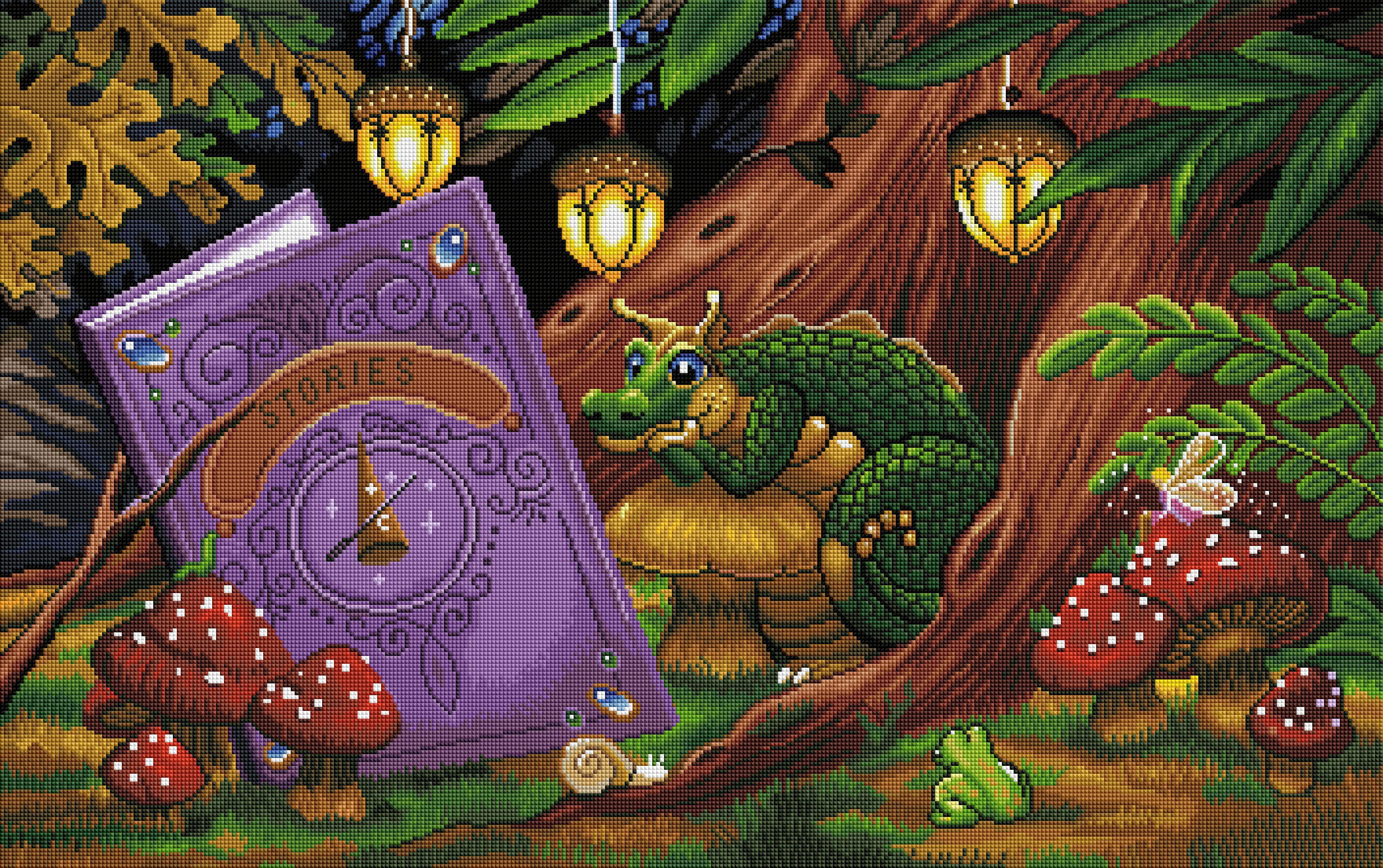 O For a Book and a Shady Nook – Diamond Art Club