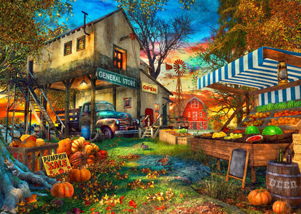 Diamond Painting Old General Store 33.1" x 23.6" (84cm x 60cm) / Square with 68 Colors including 5 ABs / 80,880