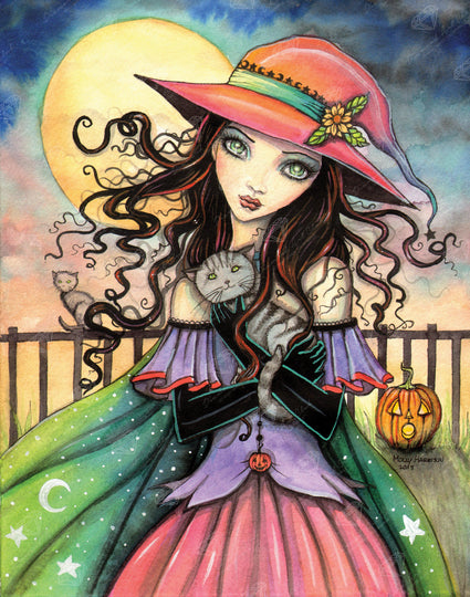 Diamond Painting One Halloween 22" x 28″ (51cm x 71cm) / Round with 65 Colors including 4 ABs / 62,101