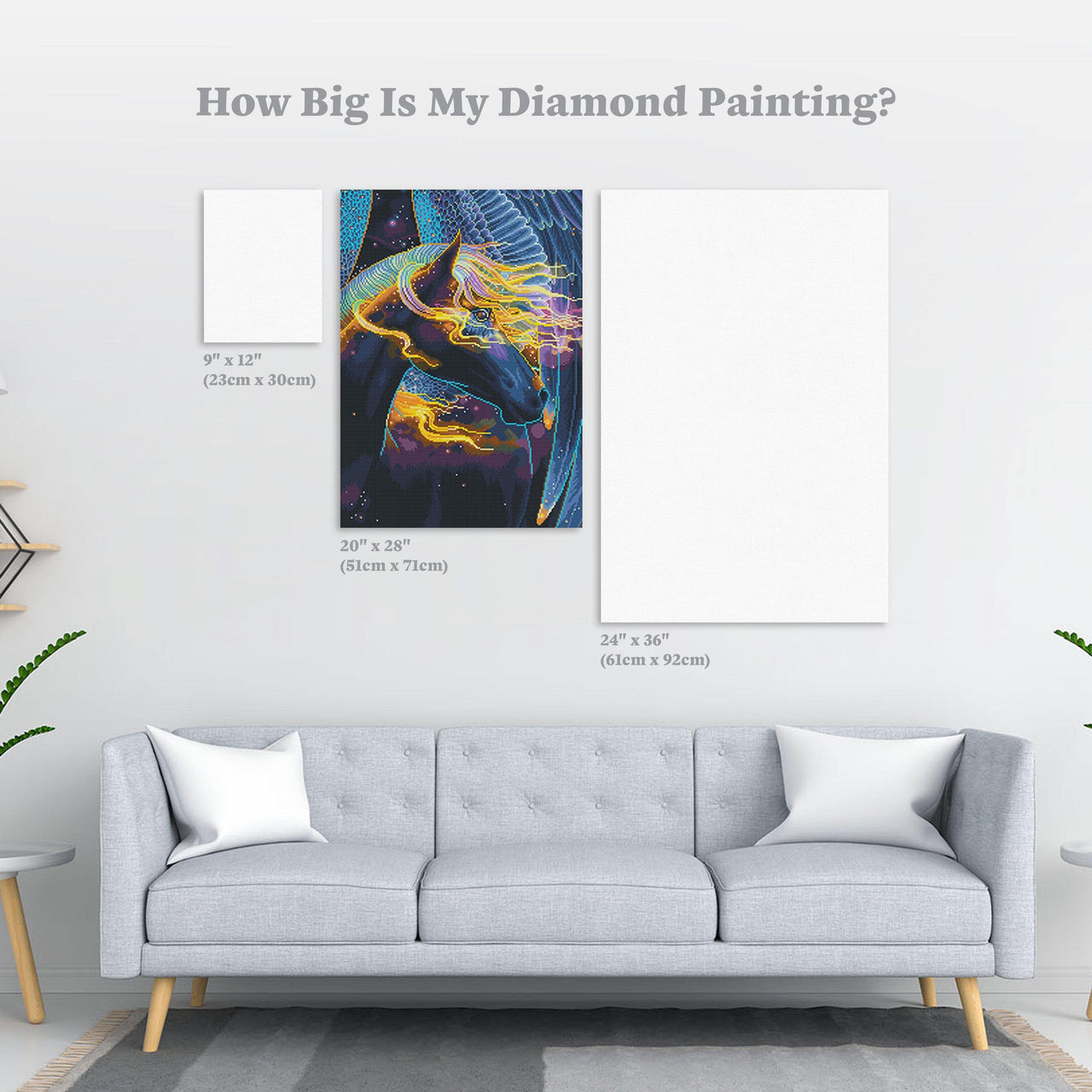 Diamond Painting Paint The Stars 20" x 28″ (51cm x 71cm) / Round with 45 Colors including 2 ABs / 45,358