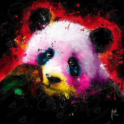Diamond Painting Panda 16.5″ x 16.5″ (42cm x 42cm) / Square with 31 Colors