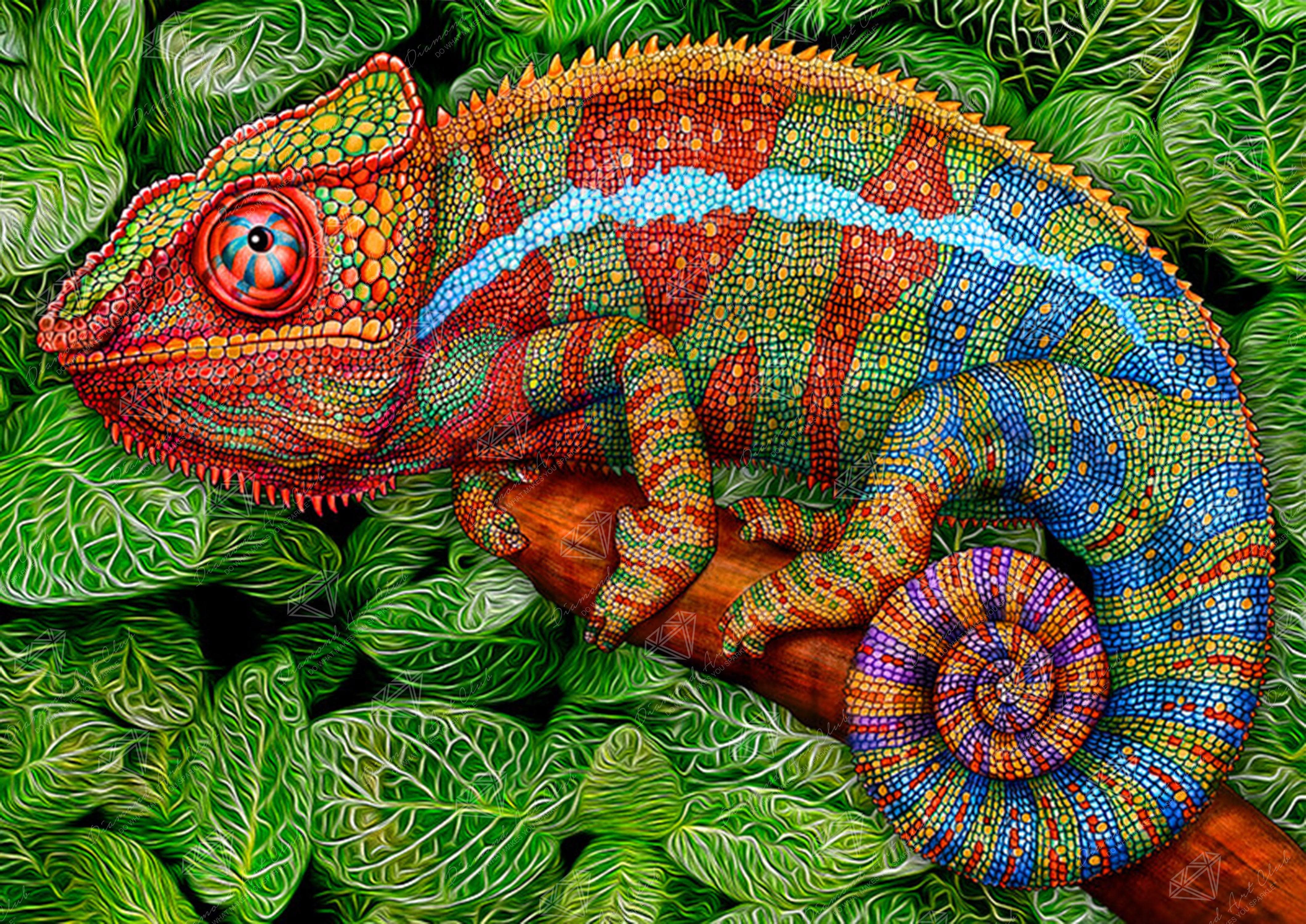 Panther Chameleon Art