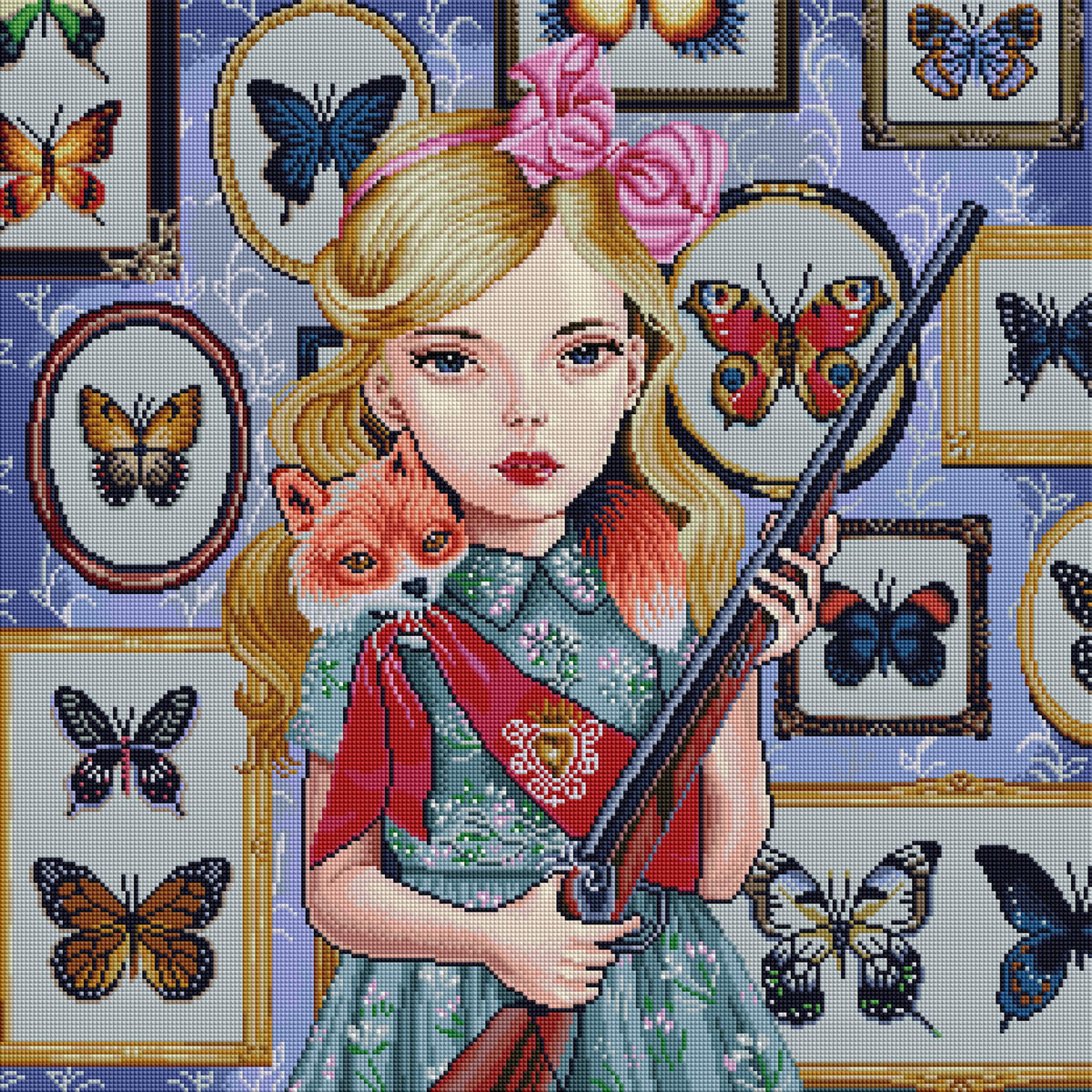 Diamond Painting Private Collection 25.6" x 25.6" (65cm x 65cm) / Square with 62 Colors including 2 ABs / 68,121