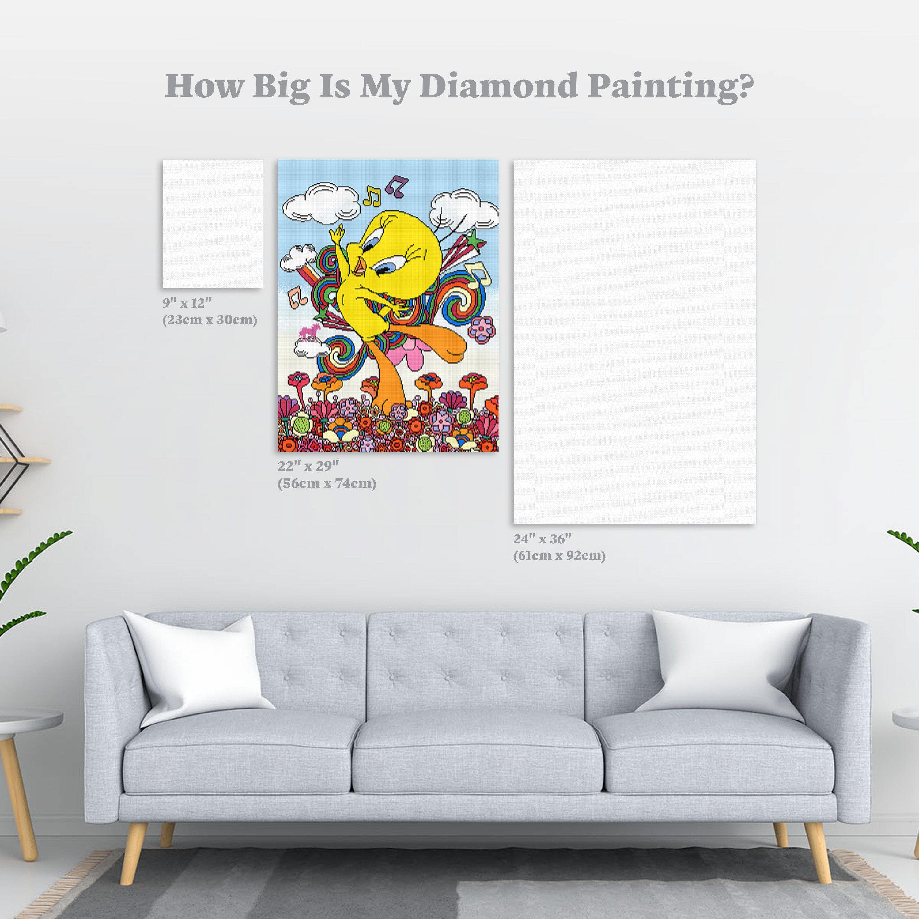 Psychedelic Dancing Tweety™ – Diamond Art Club
