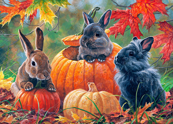 Pumpkin Patch Bunnies – Diamond Art Club