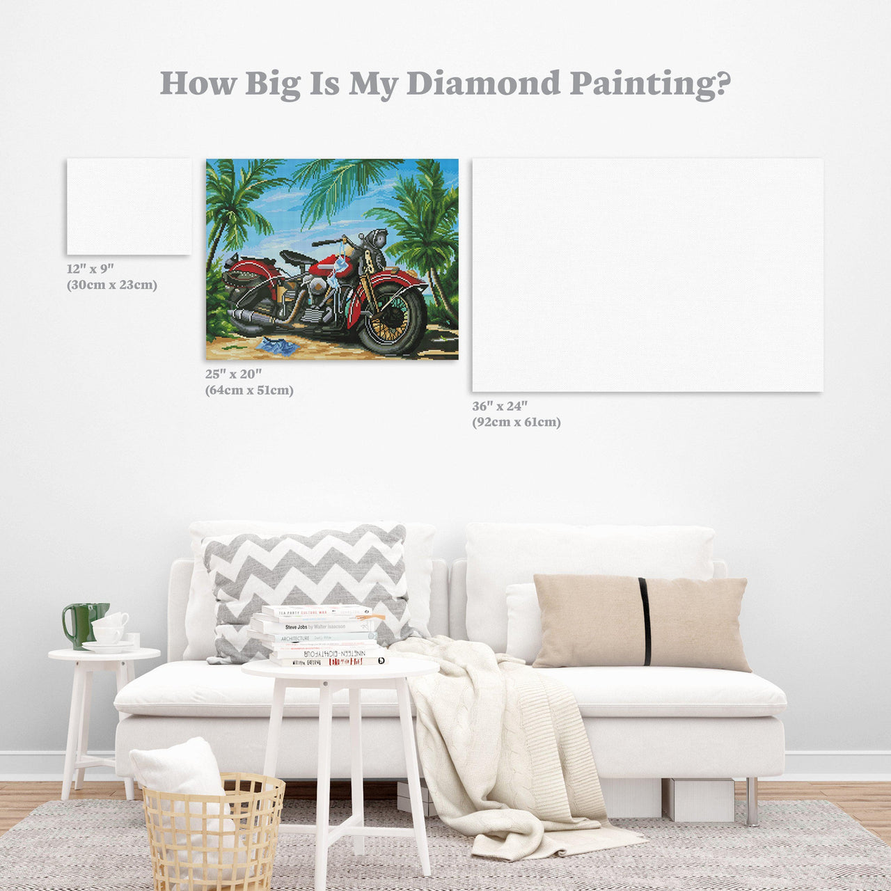 Diamond Painting Quick Dip 20" x 25″ (51cm x 64cm) / Round with 44 Colors including 4 ABs / 41,086
