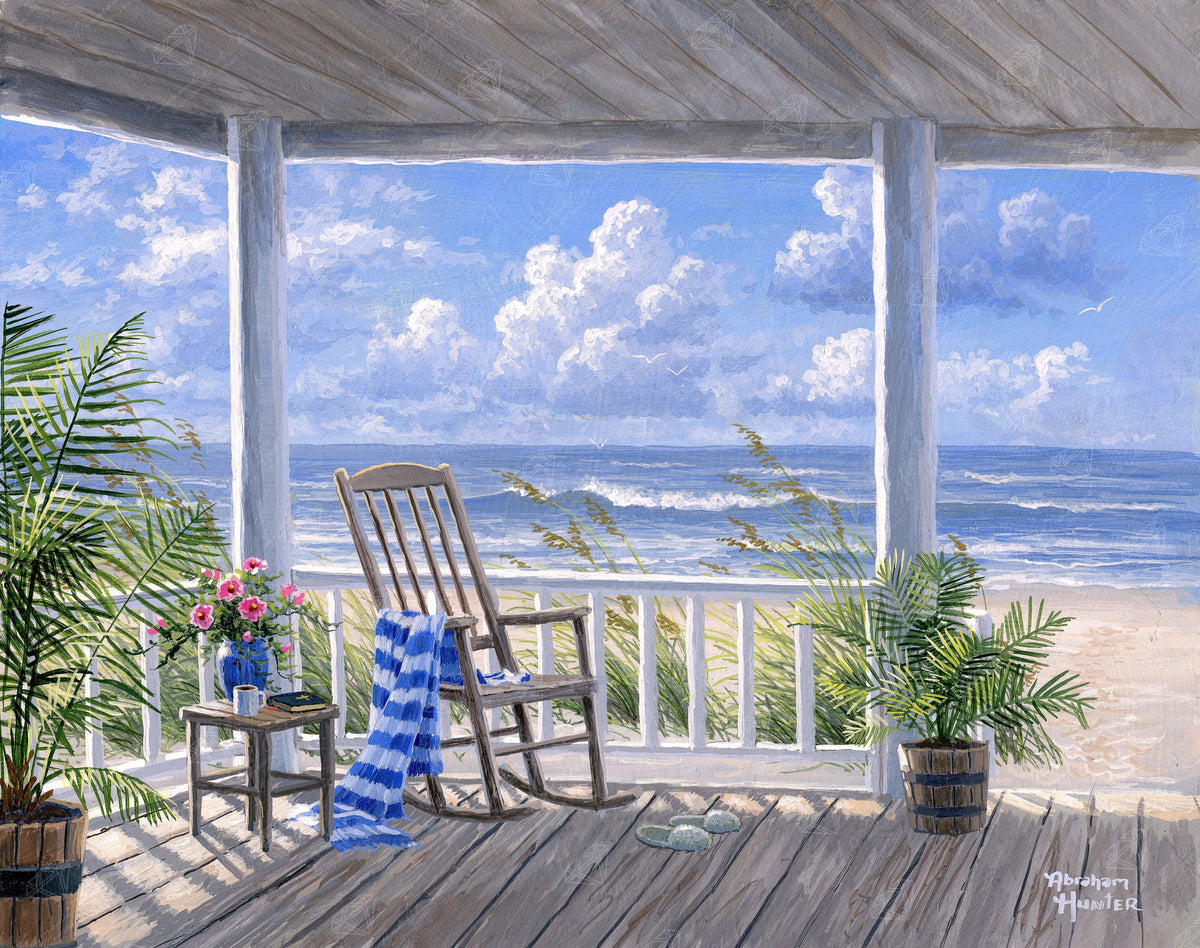 Diamond Painting Quiet Time 28" x 22" (71cm x 65cm) / Round with 50 Colors including 5 ABs / 50,148