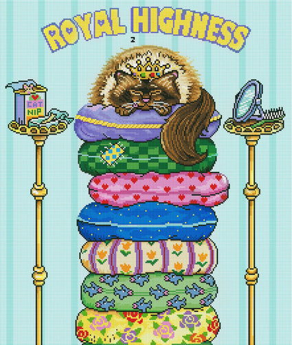 Diamond Painting Royal Highness 22" x 26″ (56cm x 66cm) / Square with 51 Colors including 5 ABs / 57,681