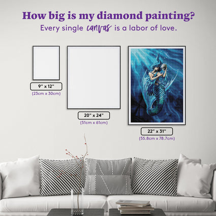 Diamond Painting Sailor‘s Ruin 22" x 31" (55.8cm x 78.7cm) / Square with 47 Colors and 2 ABs / 70,784