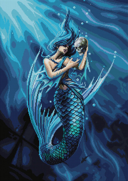 Diamond Painting Sailor‘s Ruin 22" x 31" (55.8cm x 78.7cm) / Square with 47 Colors and 2 ABs / 70,784