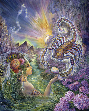 Diamond Painting Scorpio 27.6" x 34.3″ (70cm x 87cm) / Square with 56 Colors including 3 ABs / 95,562