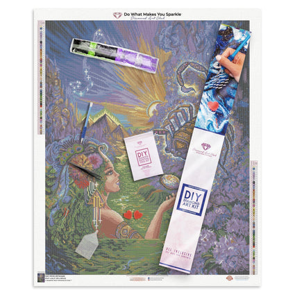 Diamond Painting Scorpio 27.6" x 34.3″ (70cm x 87cm) / Square with 56 Colors including 3 ABs / 95,562