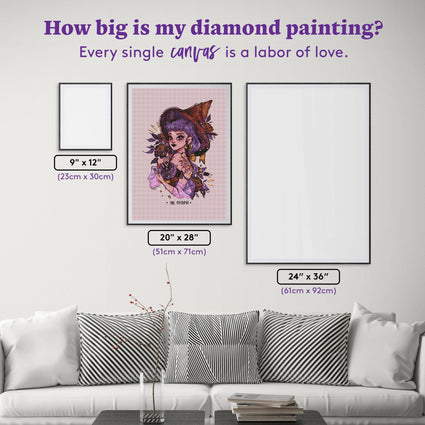 Diamond Painting Scorpio 20" x 28" (51cm x 71cm) / Square with 33 Colors including 4 ABs / 56,481