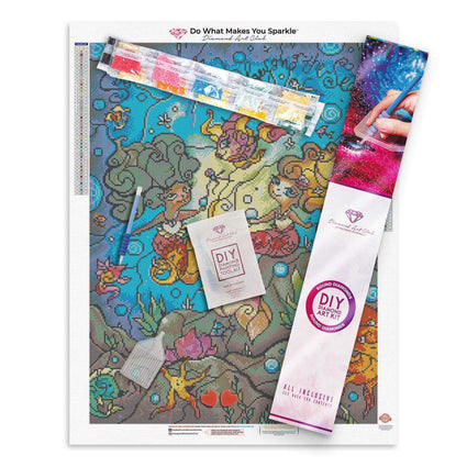 Diamond Painting Sea Buddies 21.7" x 28.7" (55cm x 73cm) / Round With 44 Colors including 2 ABs / 50,314