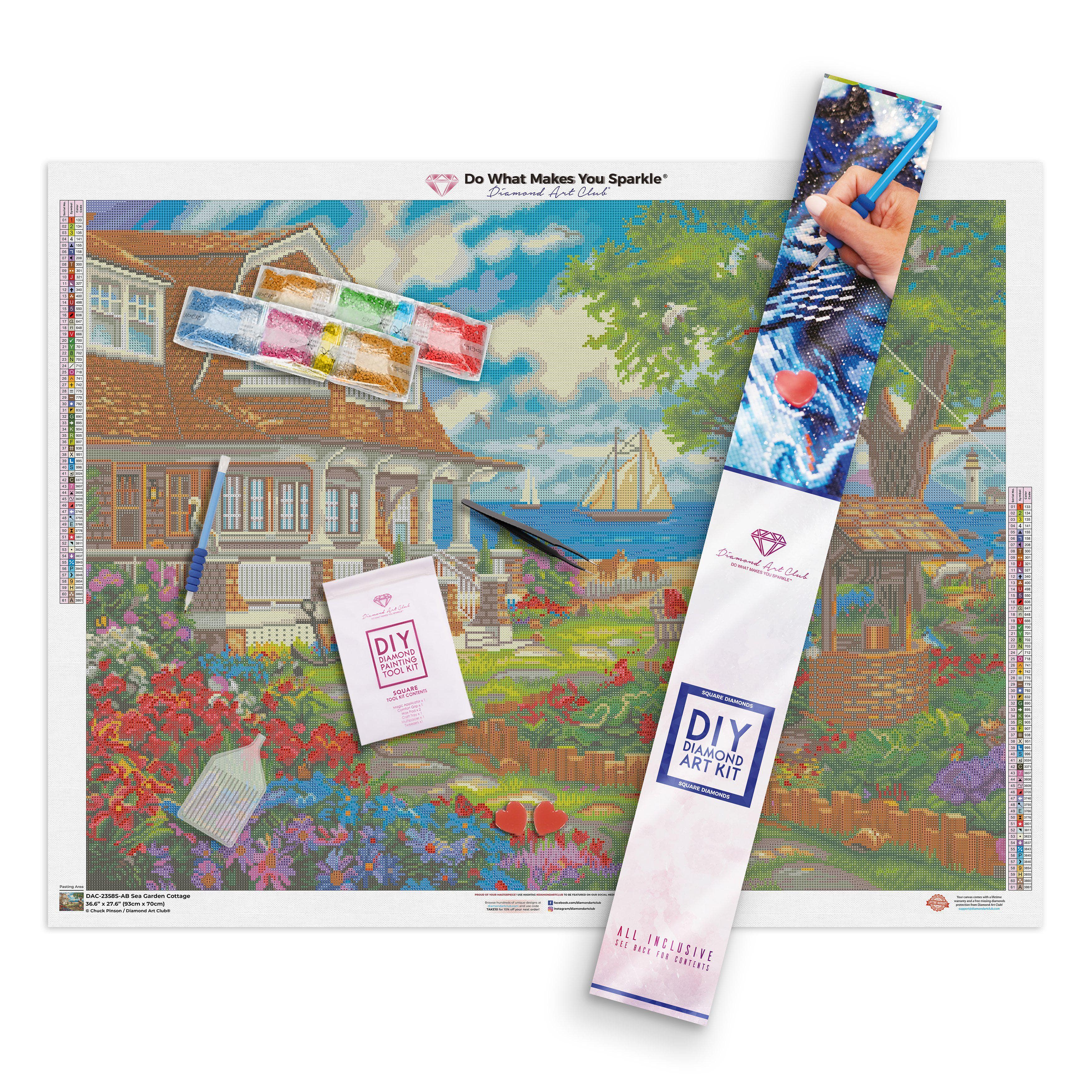 Sea Garden Cottage – Diamond Art Club