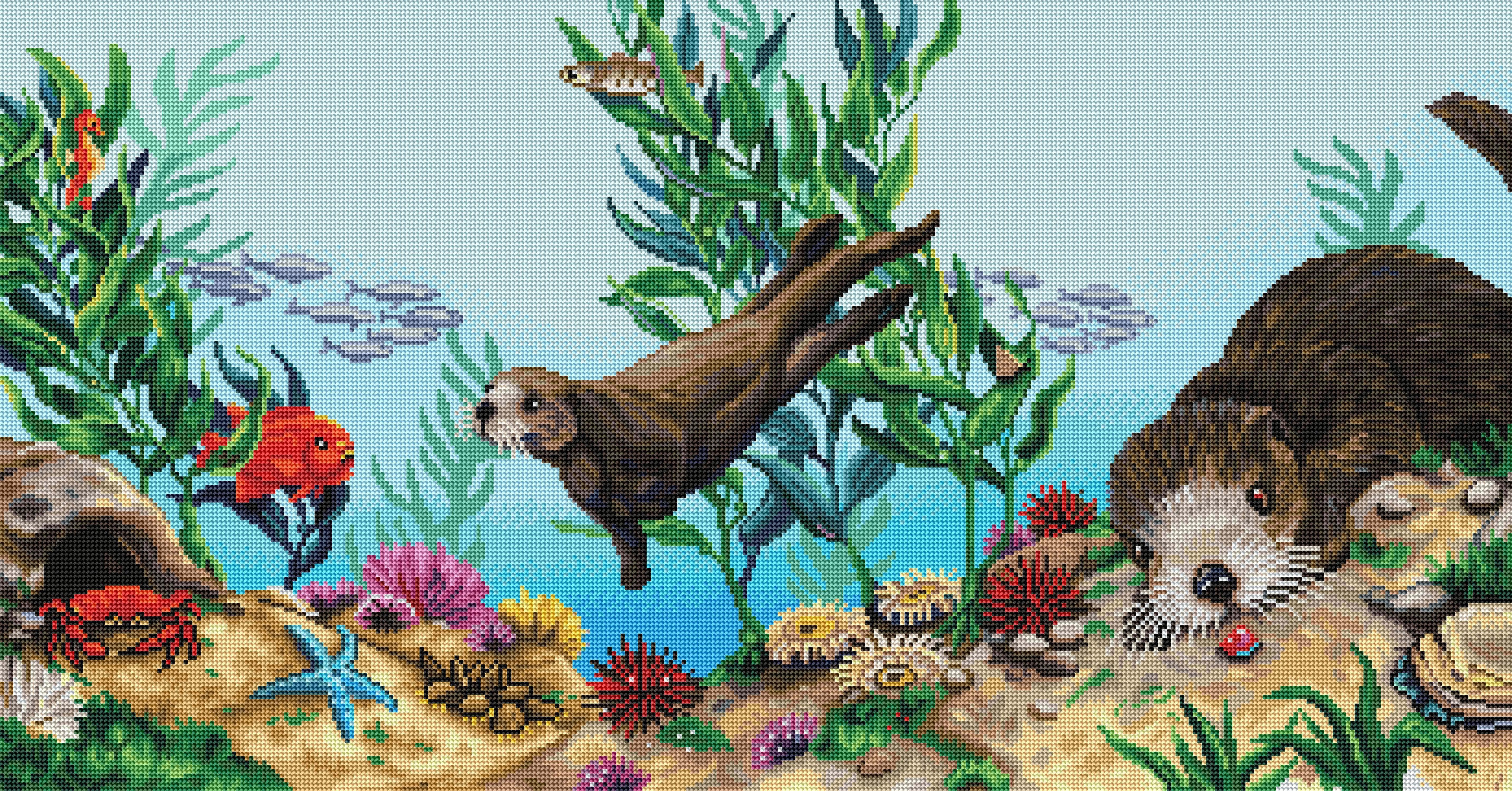 Sea Otters – Diamond Art Club