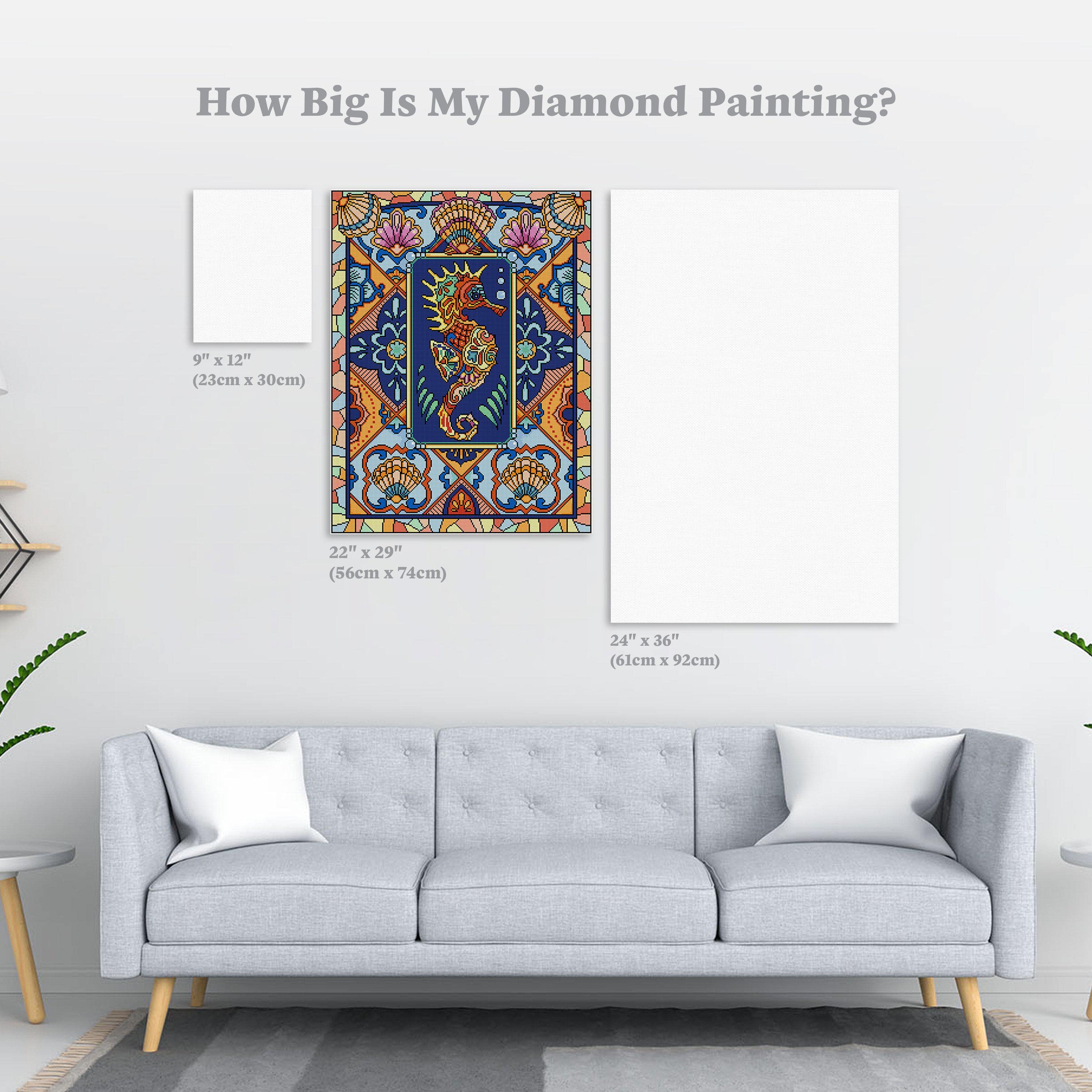 Seahorse Diamond Painting Kit – Diamond Art Club