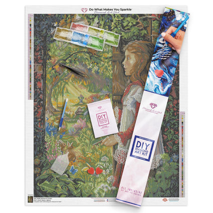 Diamond Painting Secret Garden 27.6" x 34.6″ (70cm x 88cm) / Square with 61 Colors including 4 ABs