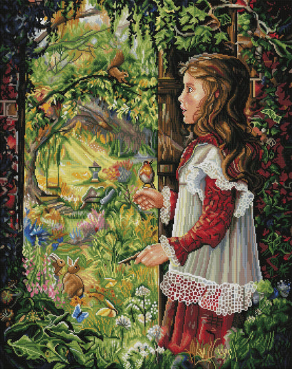 Diamond Painting Secret Garden 27.6" x 34.6″ (70cm x 88cm) / Square with 61 Colors including 4 ABs