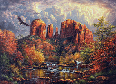 Diamond Painting Sedona Majesty 37" x 27.6" (97cm x 70cm) / Square with 59 Colors including 3 ABs / 109,309
