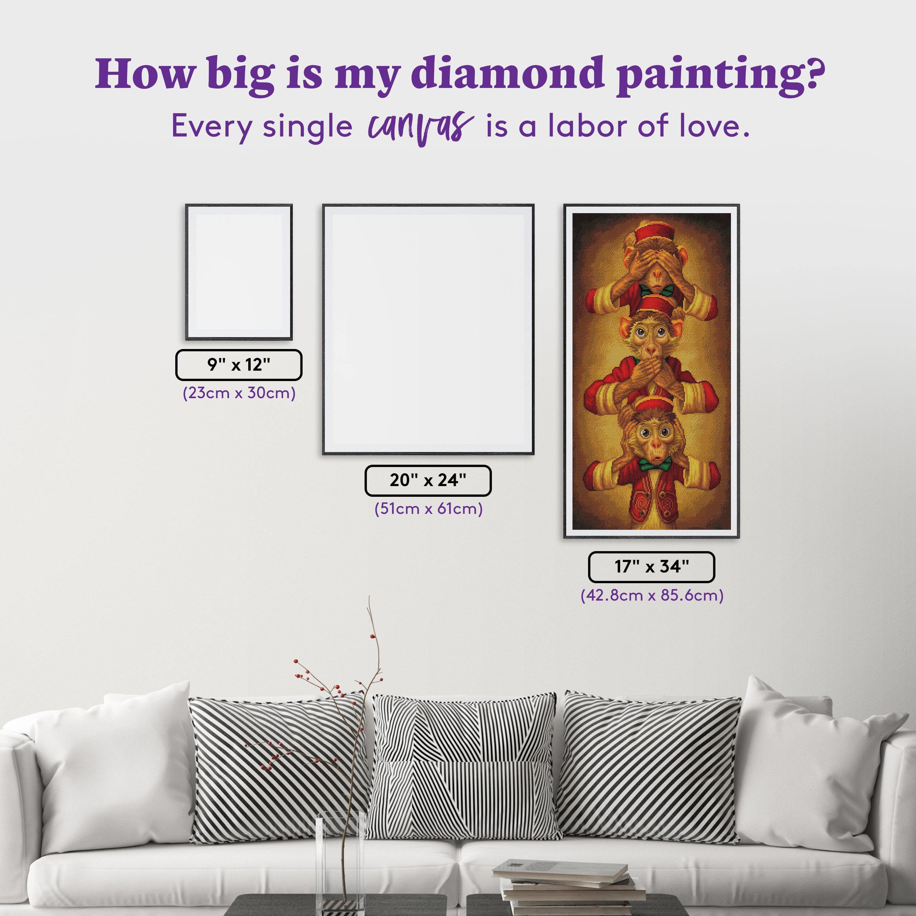 See No Evil, Speak No Evil, Hear No Evil – Diamond Art Club