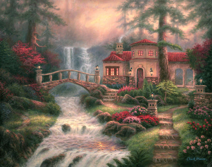 Diamond Painting Sierra River Fall 28" x 22" (71cm x 56cm) / Square With 44 Colors Including 4 ABs / 62,102
