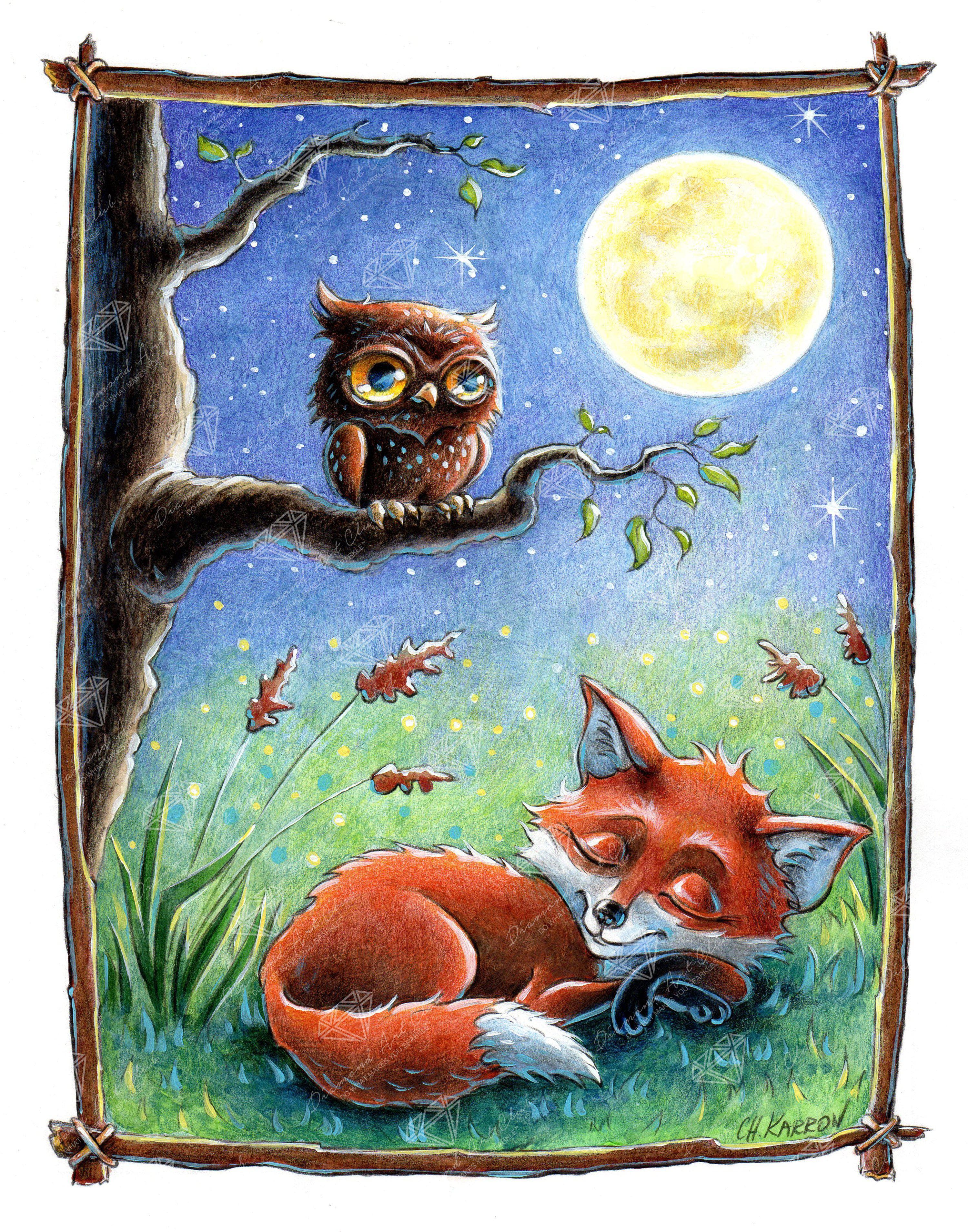 Sleeping Fox – Diamond Art Club