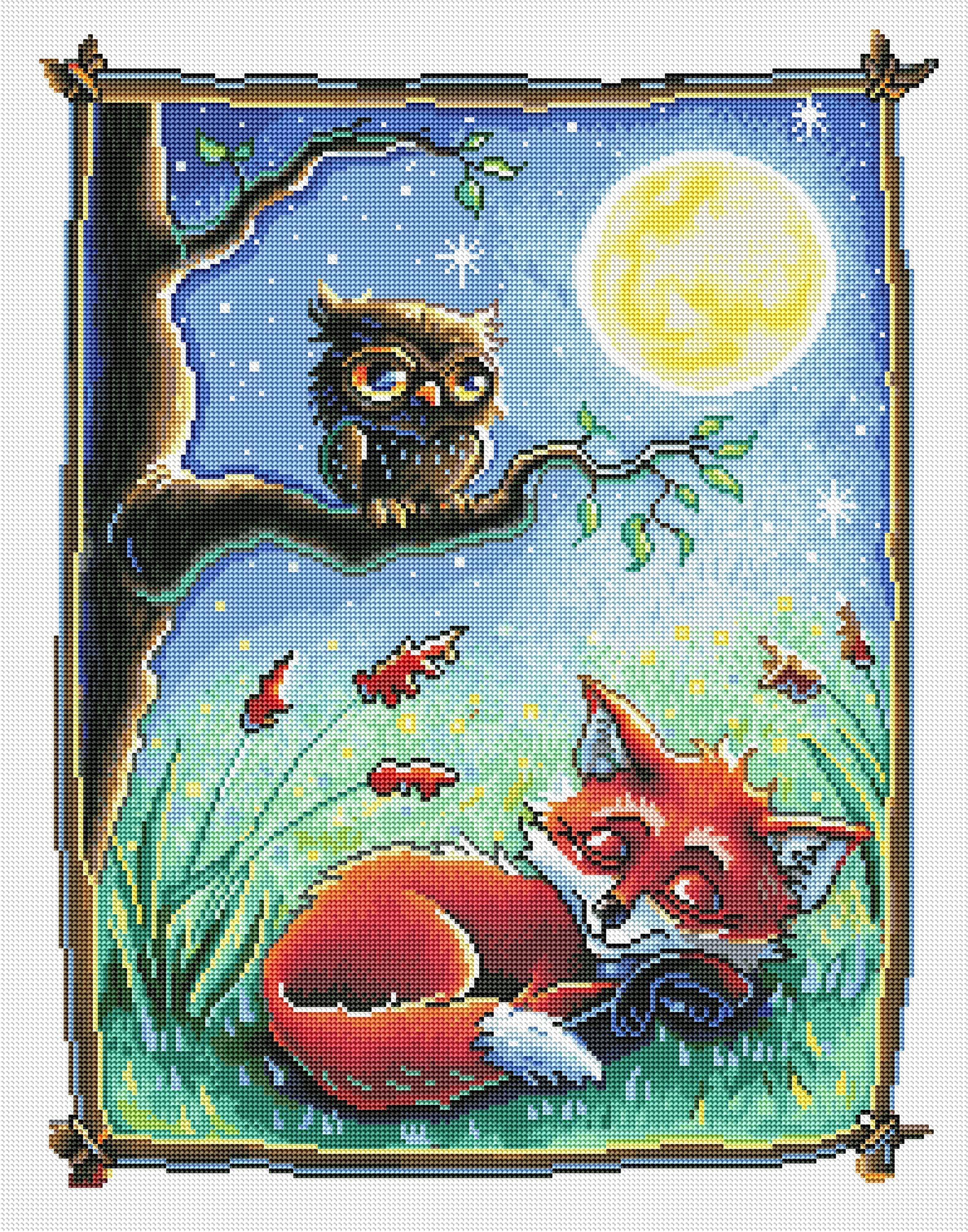 Sleeping Fox – Diamond Art Club