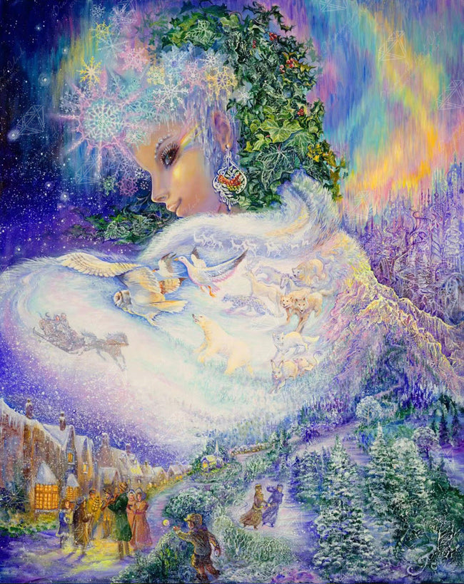 Diamond Painting Snow Queen 27.6" x 34.6″ (70cm x 88cm) / Square with 67 Colors including 4 ABs