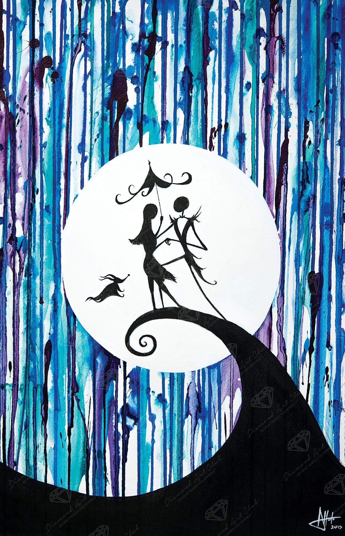 Diamond Painting Something In The Air 18" x 28″ (46cm x 71cm) / Round with 26 Colors including 2 ABs / 41,237