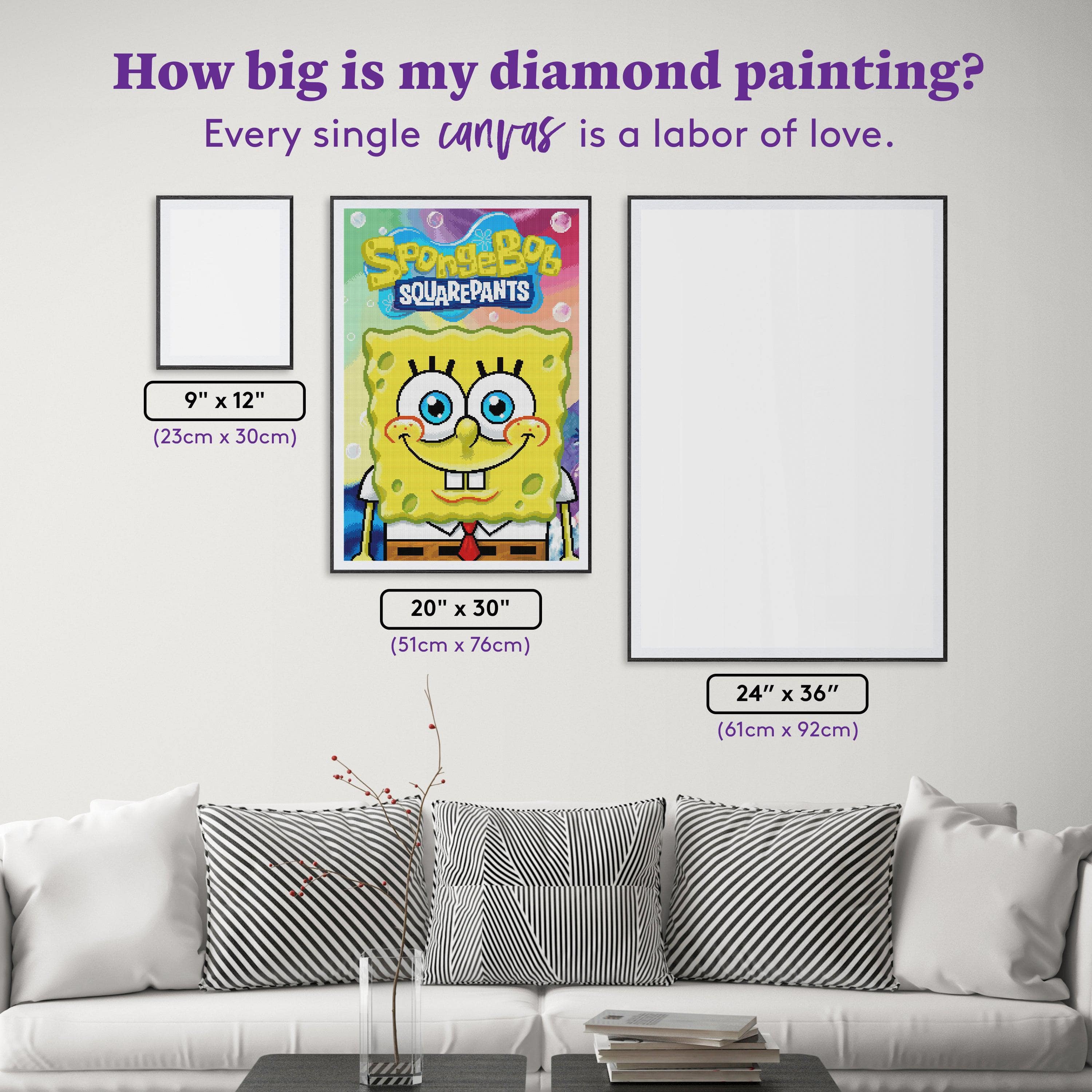 Diamond Painting Magnet Cover Holder F@ck Off Spongebob Rainbow – Fairy  Dust Crafts by Sheila B