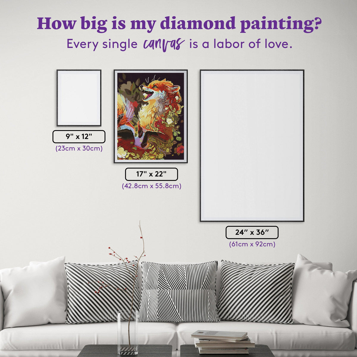 Diamond Painting Springtime Wonder 17" x 22" (42.8cm x 55.8cm) / Square With 52 Colors Including 4 ABs / 38,528