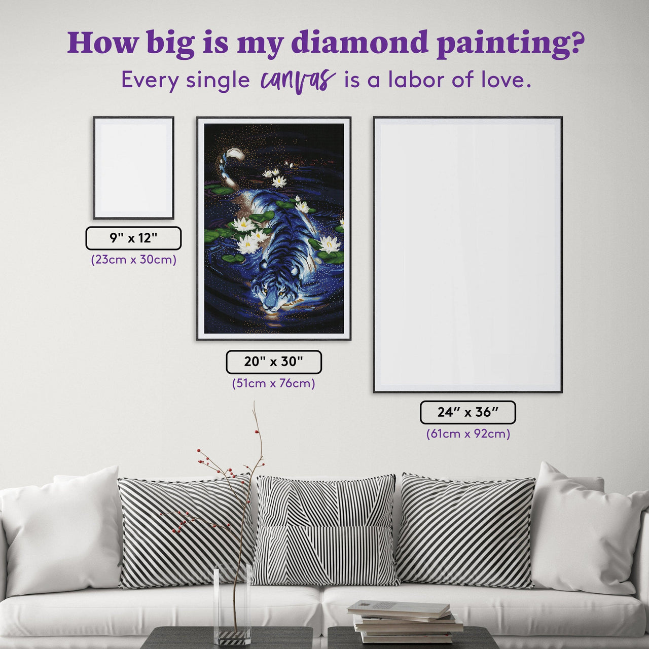 Diamond Painting Star Maker 20" x 30″ (51cm x 76cm) / Square with 33 Colors including 2 ABs / 60,702