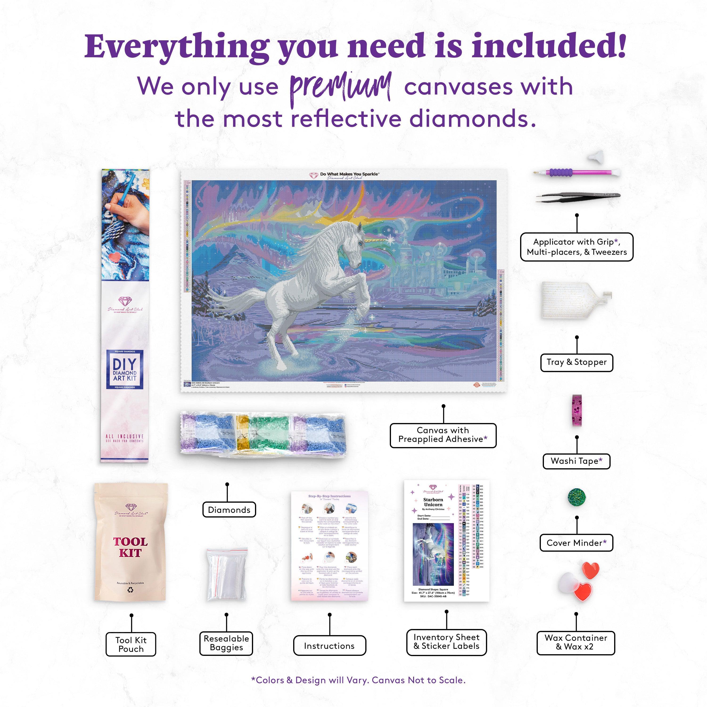 Sparkle the Unicorn – Diamond Art Club
