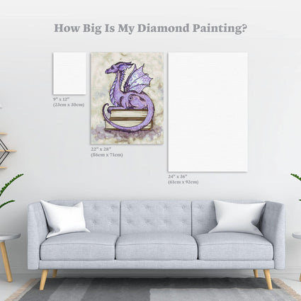 Diamond Painting Story Time 22" x 28″ (56cm x 71cm) / Round with 35 Colors including 3 ABs and 1 Glow-in-the-Dark AB / 50,148
