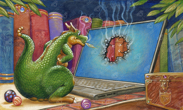 Diamond Painting – Technology Meltdown Par Randal Spangler – 33x20 Cm – Neuf