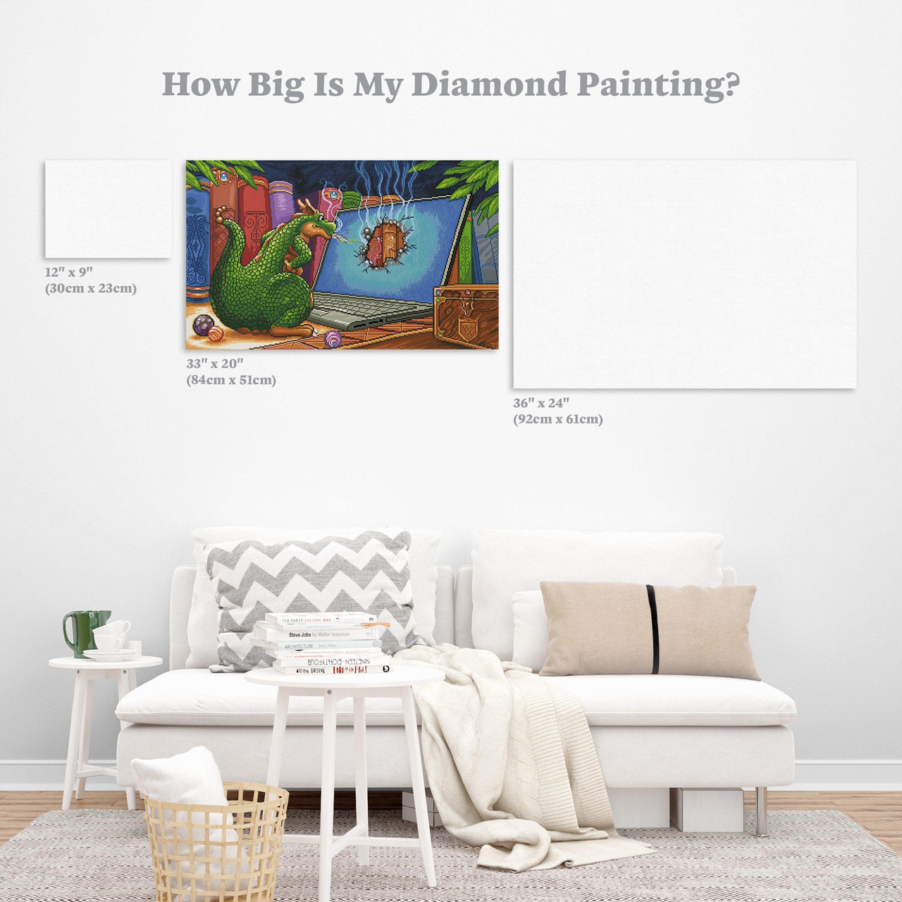 Diamond Painting Technology Meltdown 33.0" x 20.0″ (84cm x 51cm) / Square with 57 Colors including 3 ABs / 66,732