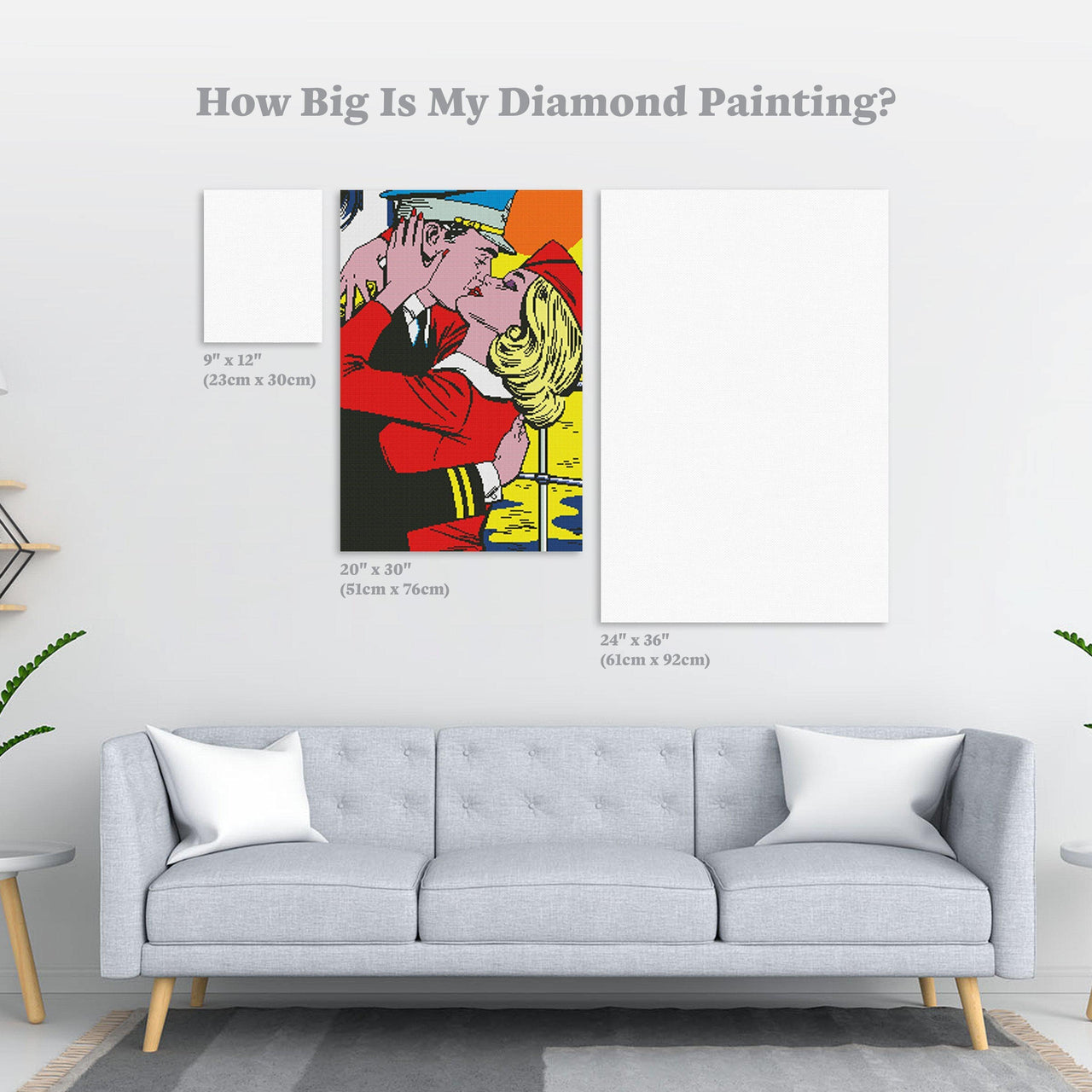Diamond Painting The Captain 20" x 30″ (51cm x 76cm) / Round with 12 Colors including 2 ABs / 49,051