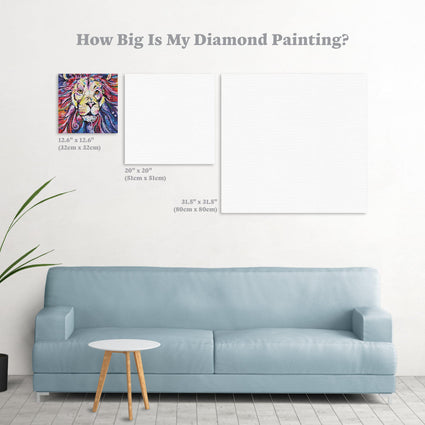 Diamond Painting The Chief 12.6″ x 12.6″ (32cm x 32cm) / Round With 35 Colors including 1 AB / 12,769