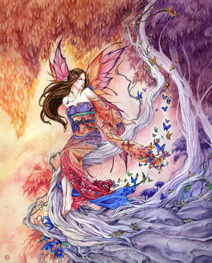 Diamond Painting The Edge of Enchantment 27.6" x 34.3" (70cm x 87cm) / Square with 51 Colors including 4 ABs / 97,440