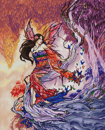 Diamond Painting The Edge of Enchantment 27.6" x 34.3" (70cm x 87cm) / Square with 51 Colors including 4 ABs / 97,440