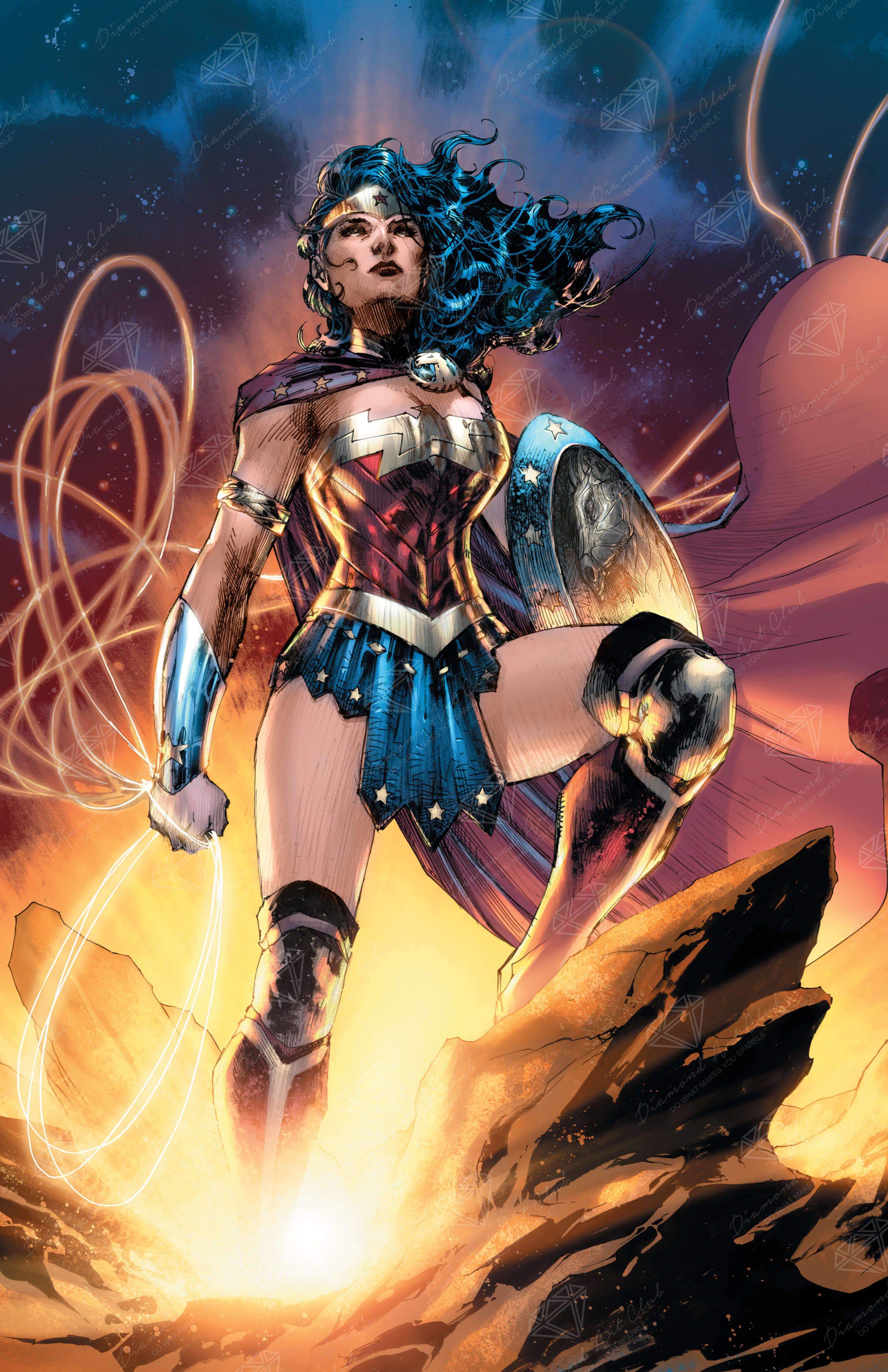 Wonder Woman & The Lasso of Truth Diamond Painting