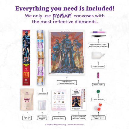 JMG306 5D DIY diamond painting, Wonder Woman poster crystal