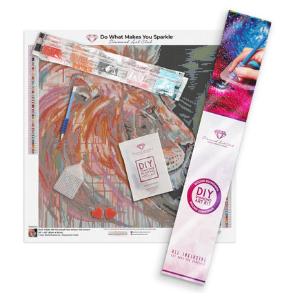 Diamond Painting The Head That Wears The Crown 20" x 20″ (51cm x 51cm) / Round with 44 Colors including 2 ABs / 32,760