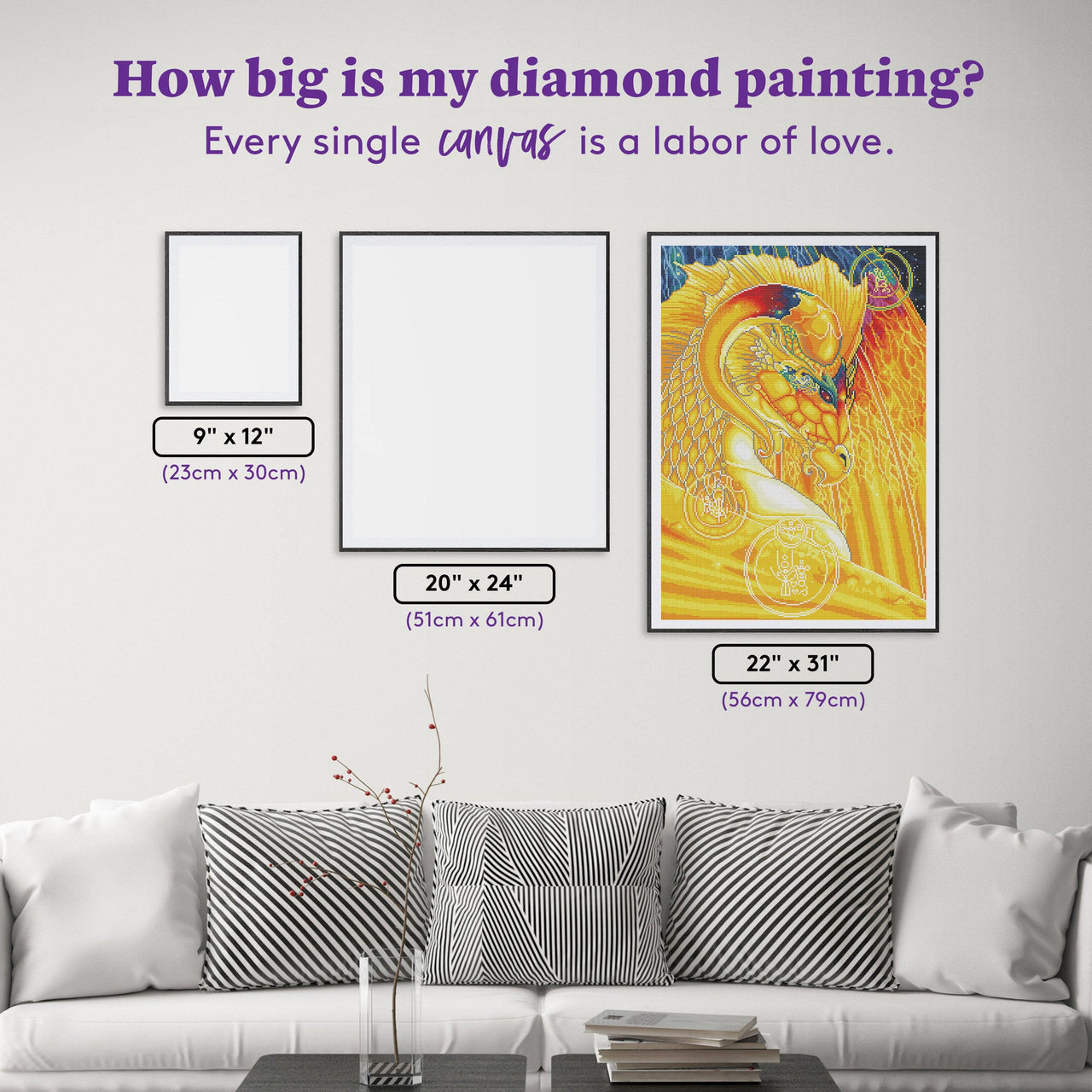Diamond Painting The Lightweaver 22" x 31" (56cm x 79cm) / Round With 30 Colors Including 4 ABs / 55,919
