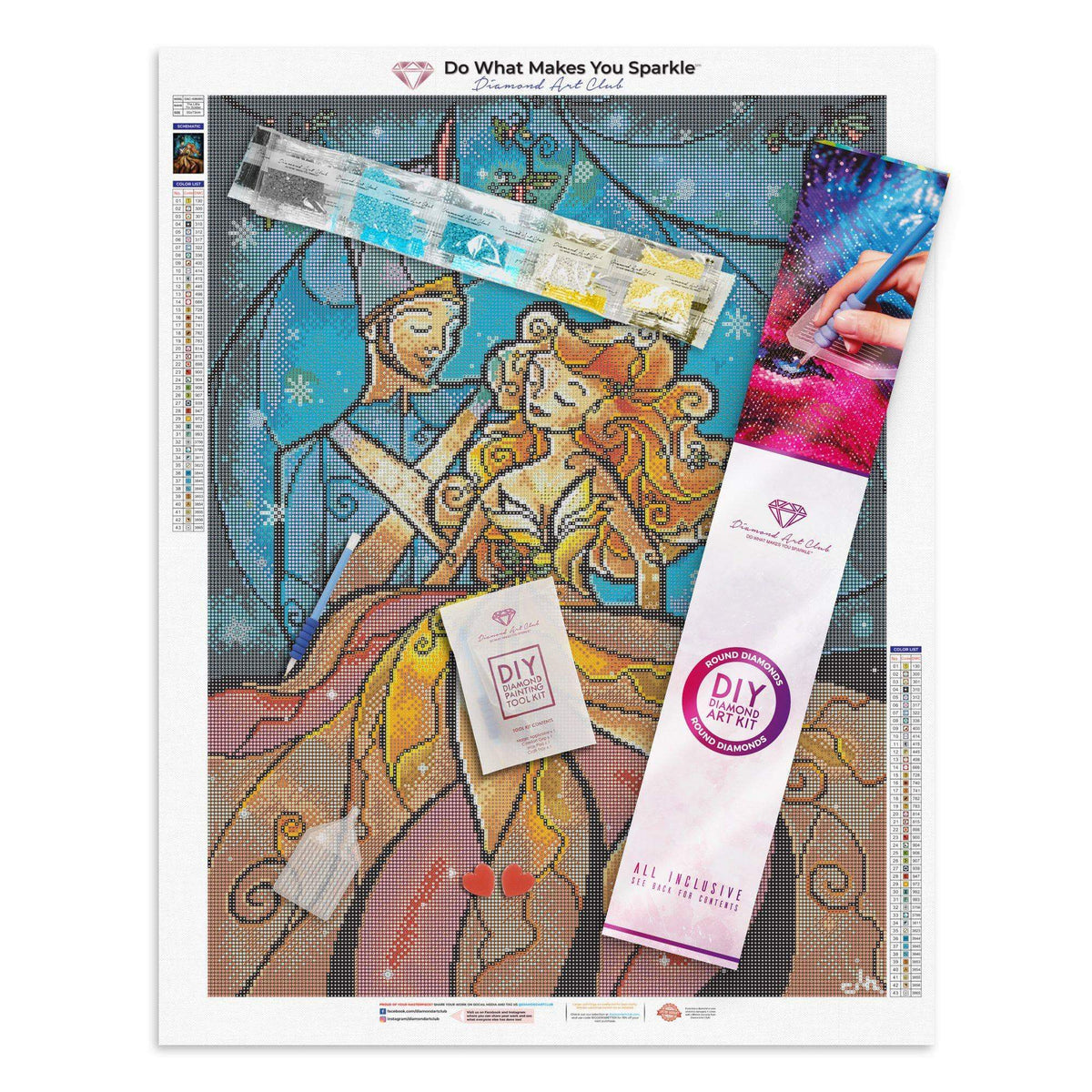 Diamond Painting The Little Tin Soldier 21.7" x 28.7" (55cm x 73cm) / Round With 43 Colors including 1 AB / 50,052